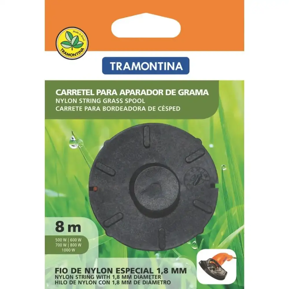 Carretel 1 fio de nylon 8M para aparador de grama Tramontina — fotografia 4