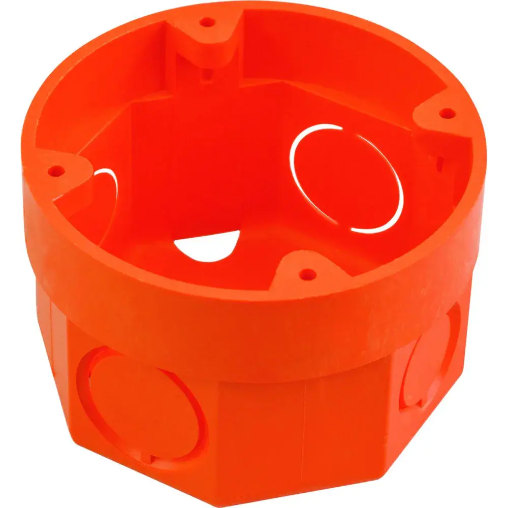 Caixa luz octogonal Amanco flex 3X3 laranja fixo — fotografia de referência