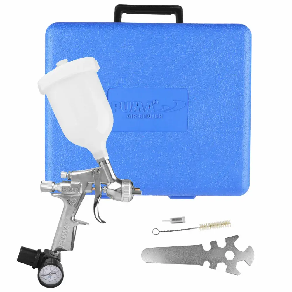 Pistola de pintura de gravidade hvlp AS1006G Puma - bico 1,4MM — fotografia de referência