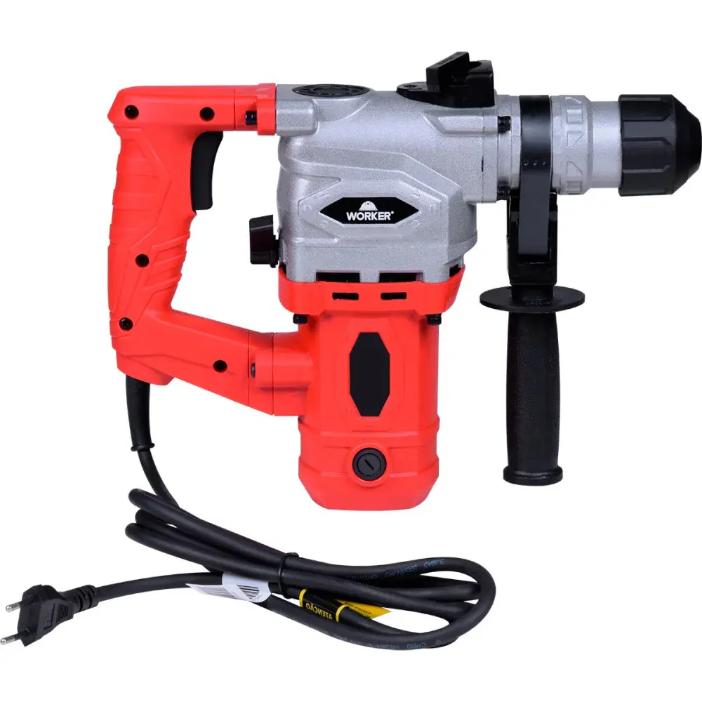 Martelete perfurador rompedor sds plus 900W 4J Worker — fotografia 4