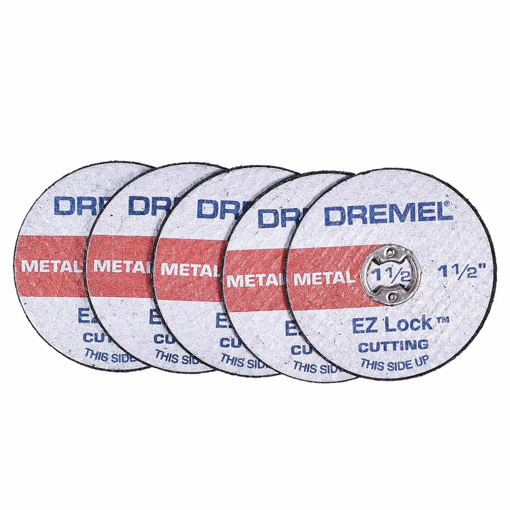 Kit disco para corte de metal 38MM ez lock Dremel - 5 peç — fotografia de referência