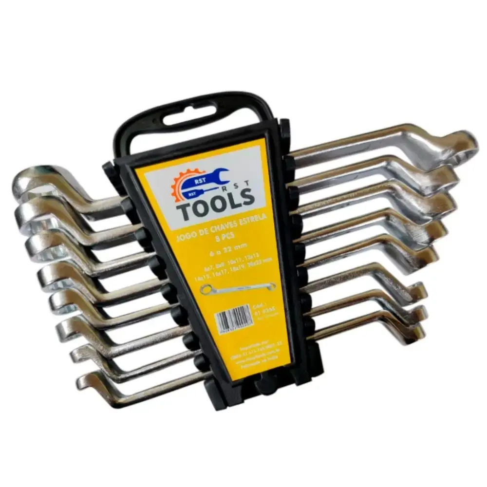Jogo de chave estrela de 6 a 22 MM kit 8 peças R010265 riosul tools — fotografia de referência