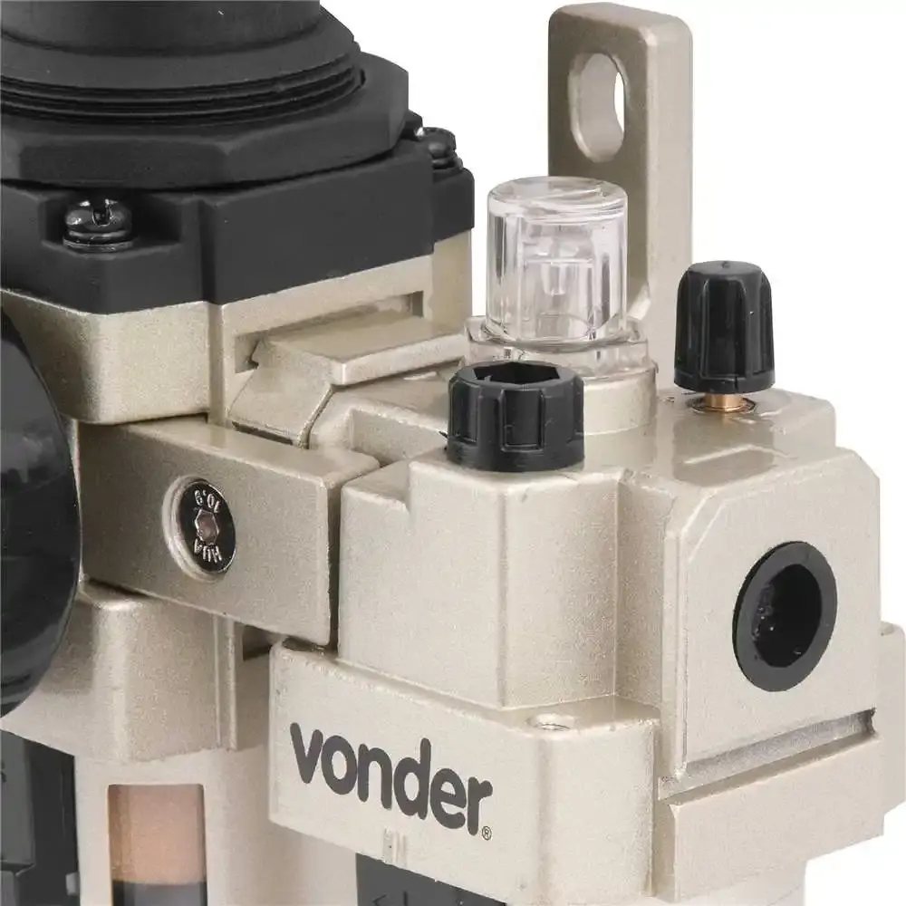 Regulador e lubrificador 1/4 POL RL 140 Vonder — fotografia 5