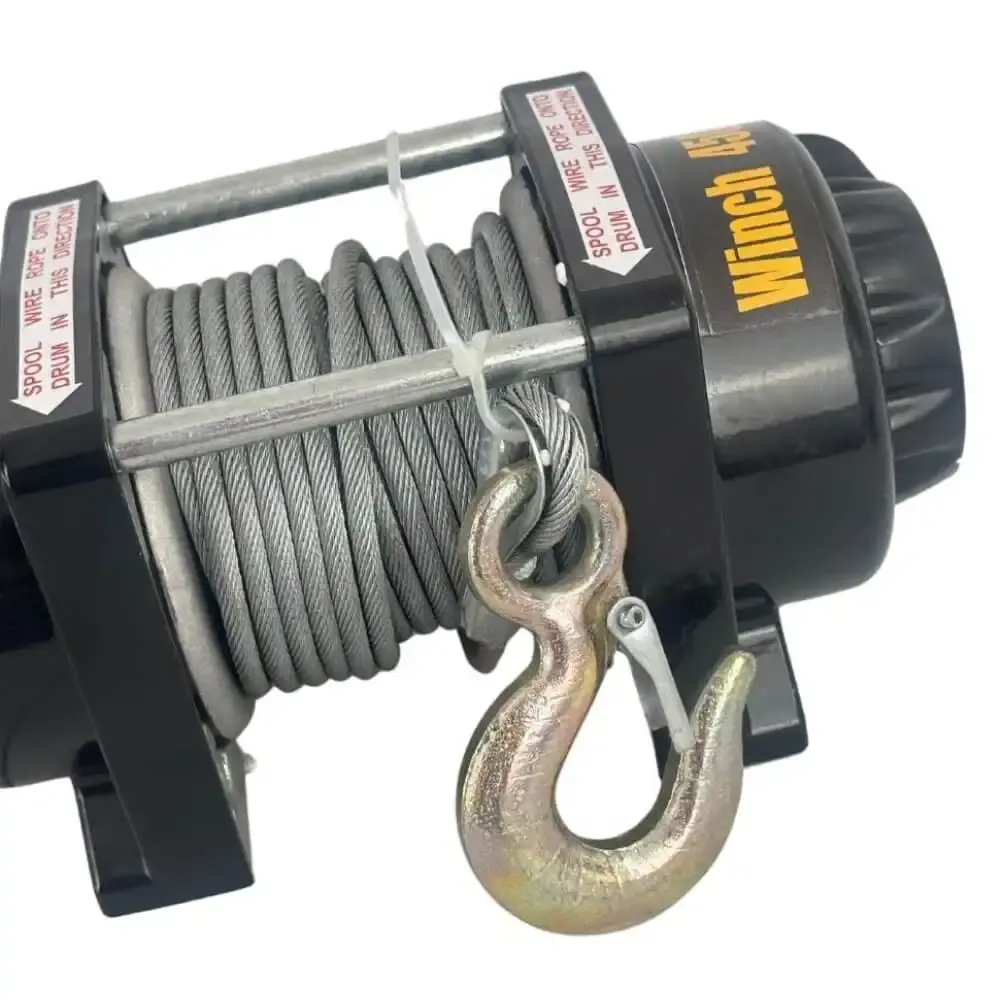 Guincho elétrico 12V 2041 KG com cabo 10 metros IWGE4500 ImportWay — fotografia 4