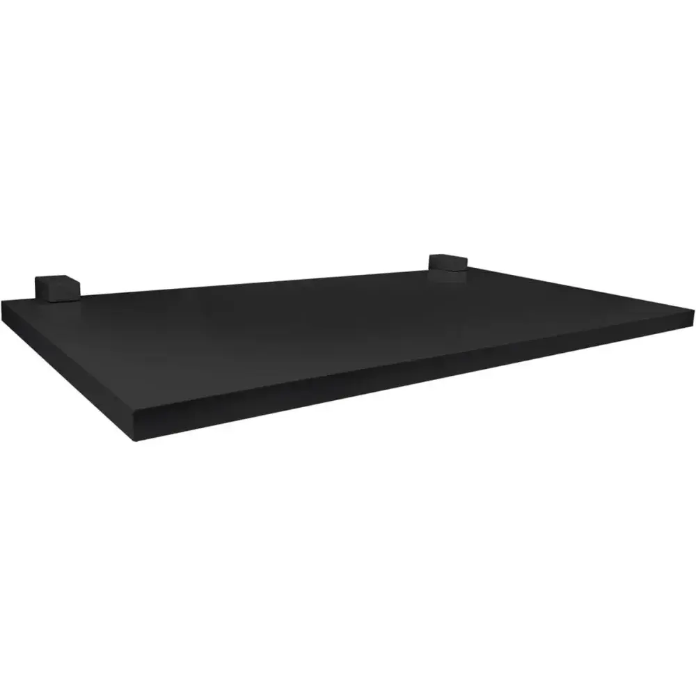 Prateleira kit com 3 peç na cor preta 20X40CM da Prat-k