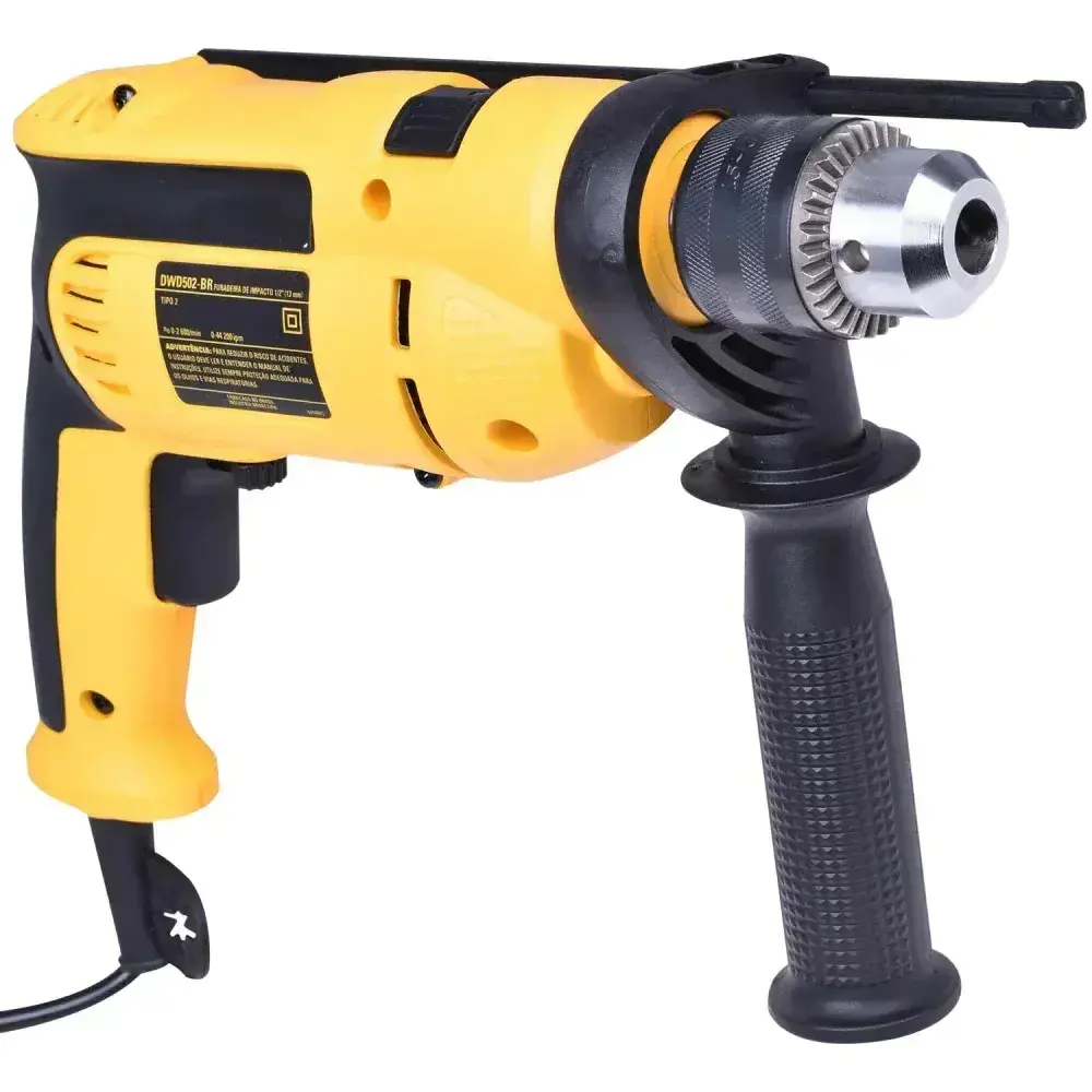 Furadeira de impacto reversível DWD502KB2 750W Dewalt — fotografia 9