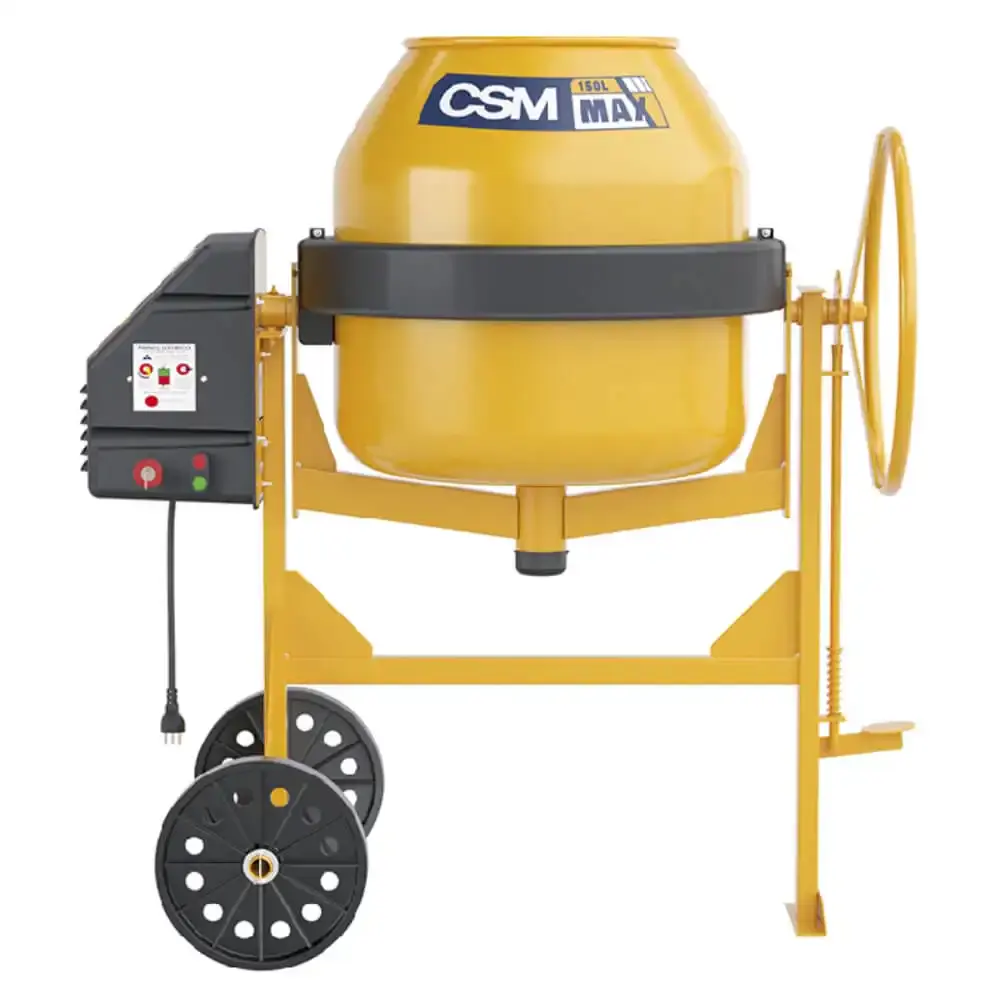 Betoneira 150 litros com motor 0.5CV 4 pólos monofásico CS150 CSM 110 V — fotografia 3
