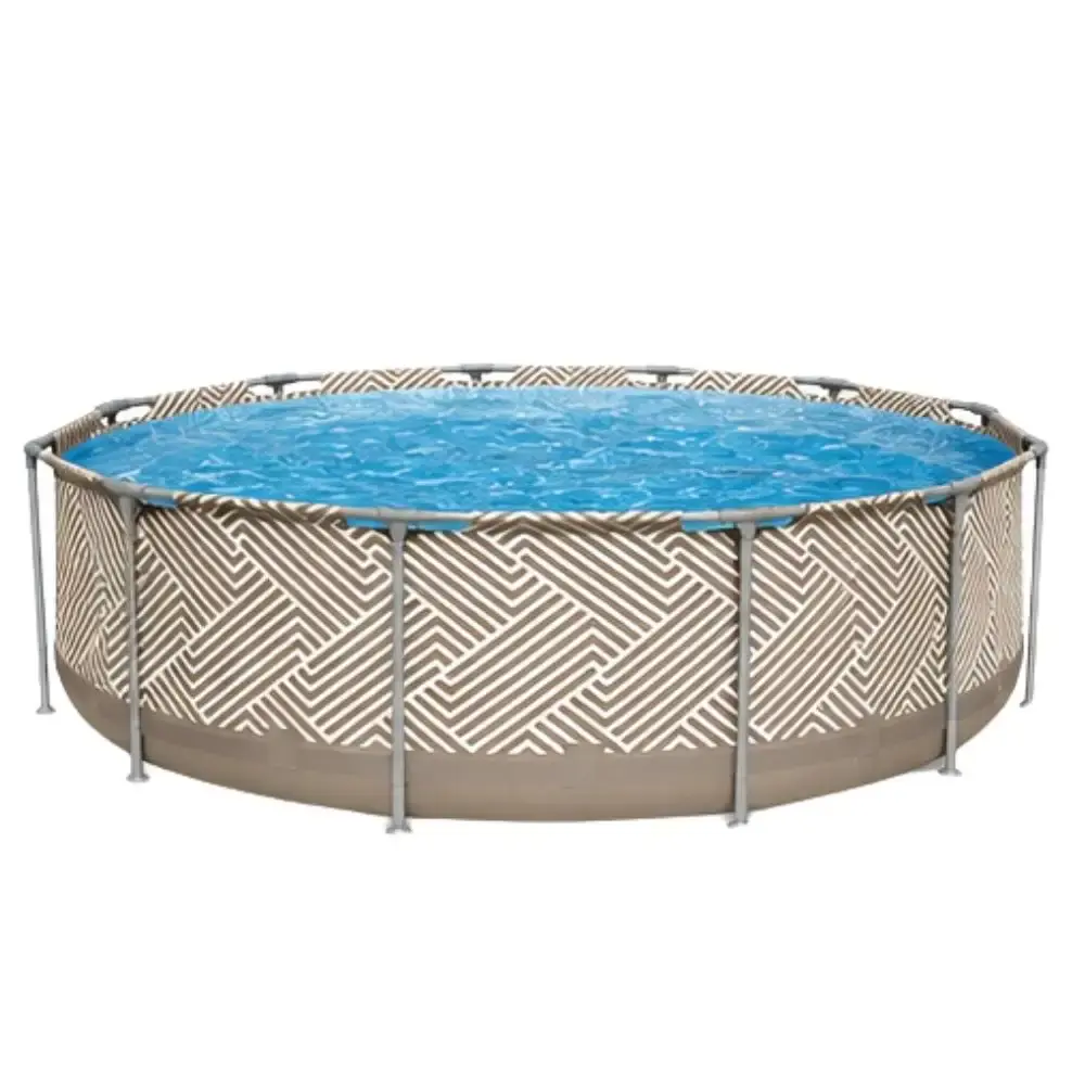Piscina com armação circular 10.200L Mor — fotografia de referência