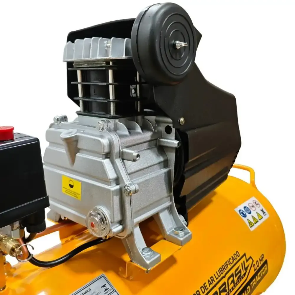 Compressor portátil lub 8,6 pés 2HP 50L com kit 5 peças evald tractor Compbrasil 110 V — fotografia 6