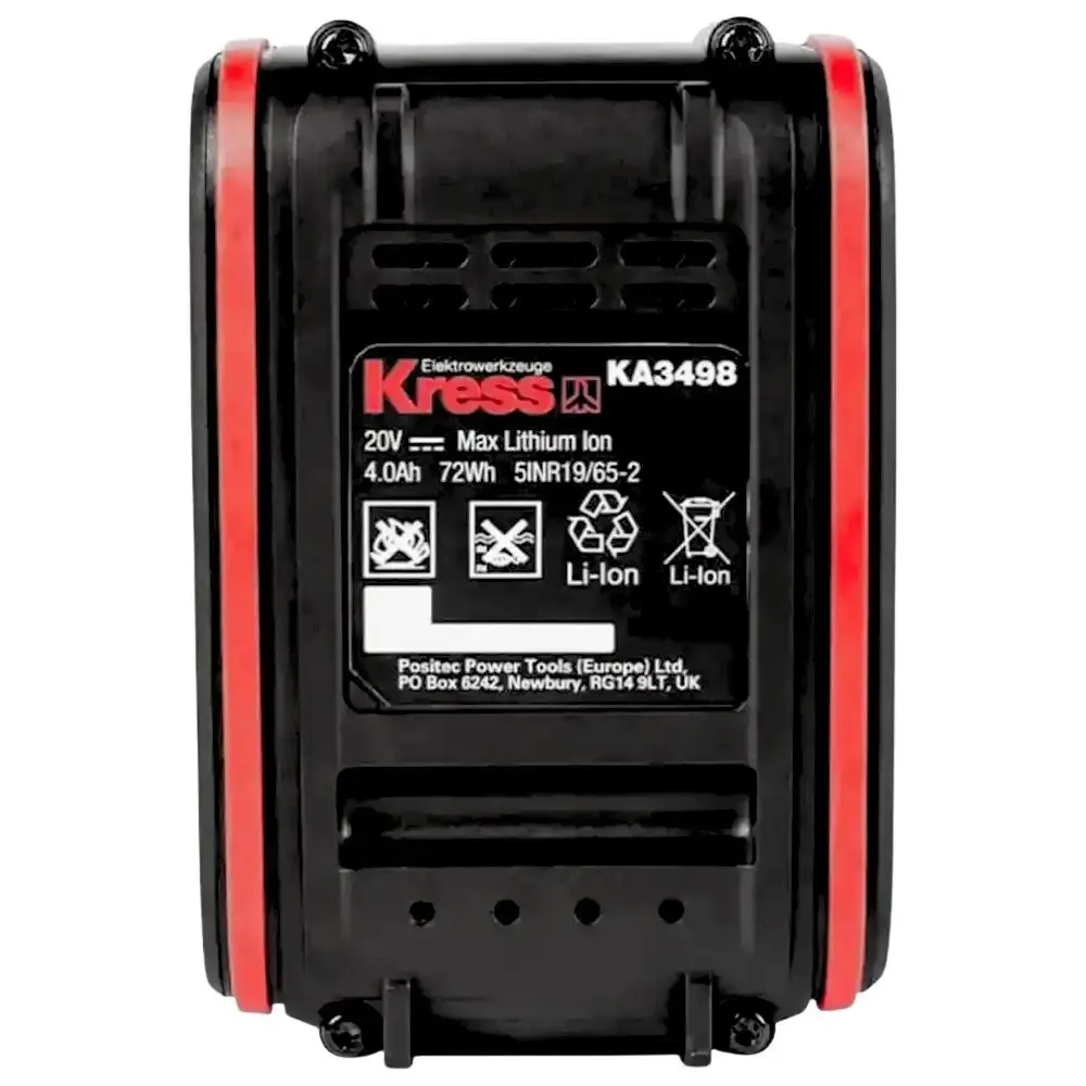 Martelete perfurador 20V brushless com bateria 4AH e carregador bivolt Kress — fotografia 2