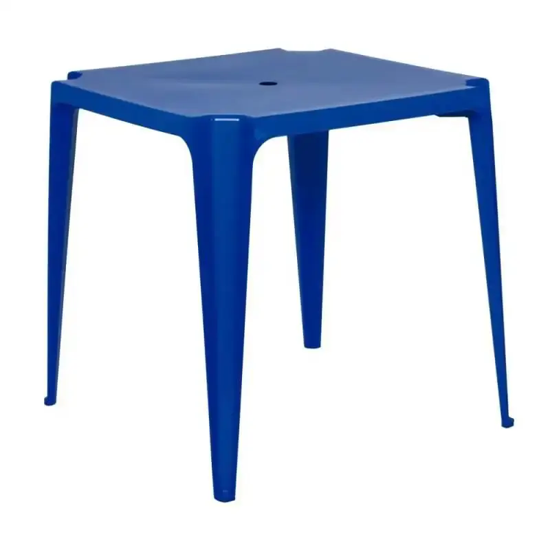 Mesa plástica bela vista 70 CM azul Mor — fotografia de referência