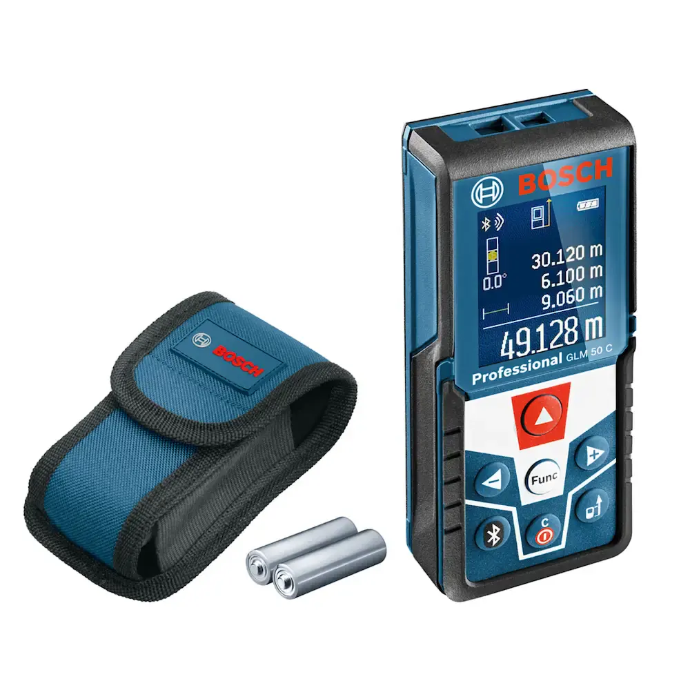 Trena à laser GLM 50 c bluetooth bosch medidor de distância à laser 50 metros