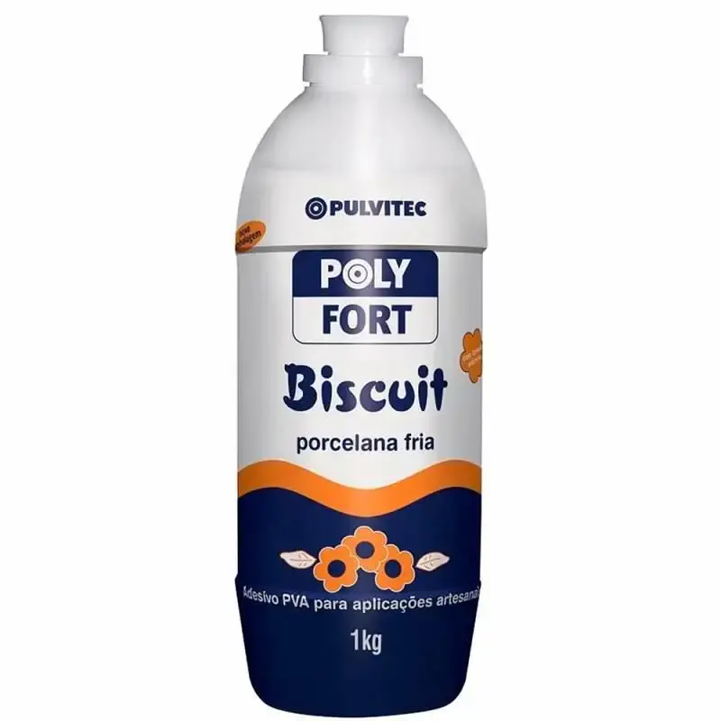 Cola biscuit branca 1KG IA027 Pulvitec