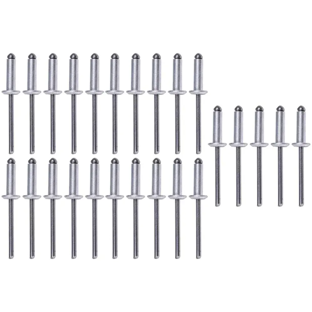 Rebite de repuxo alumínio 6,2X19MM 25 peç Worker — fotografia de referência