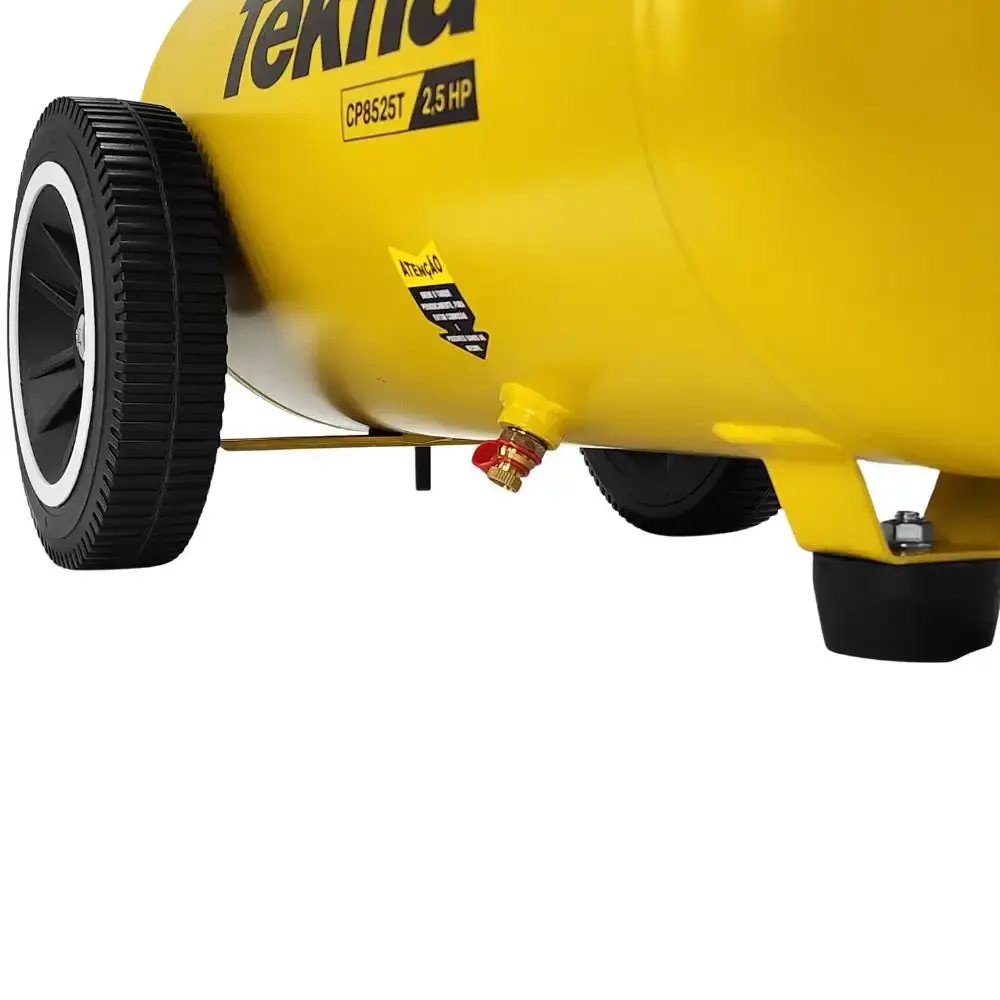 Compressor de ar 2,5HP 8 pés 22L lubrificado CP8525T com kit Tekna 110 V — fotografia 8