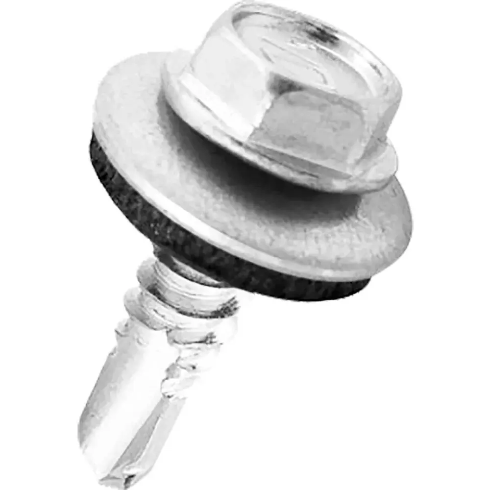 Parafuso ponta broca cs zincado 6,3MMX7/8 Worker 200 pçs — fotografia de referência