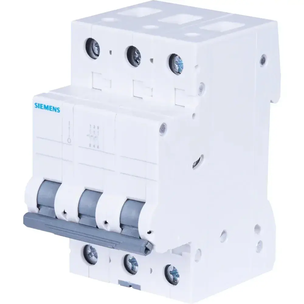 Disjuntor tripolar din curva c 16A Siemens — fotografia 5