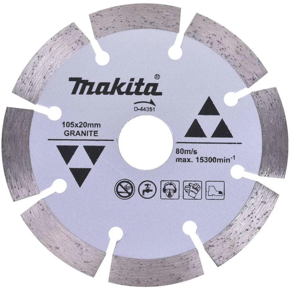 Disco de corte diamantado 105MM uso úmido D-44351 Makita — fotografia de referência