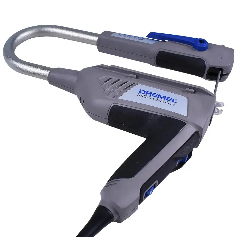 Serra tico tico de bancada portátil moto-saw 220V Dremel — fotografia 7