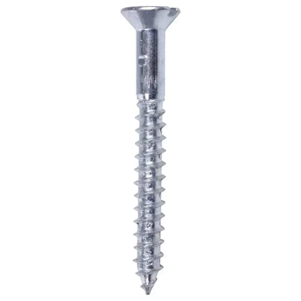 Parafuso cabeça chata zincado com bucha 2,5X16MM 10 peças Worker — fotografia 4