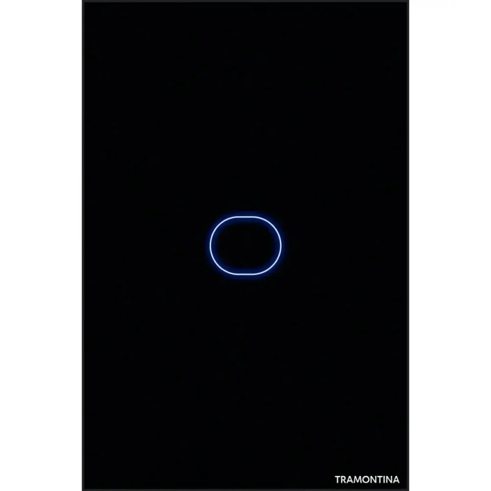 Interruptor touch smart com 1 canal preto Tramontina — fotografia 5