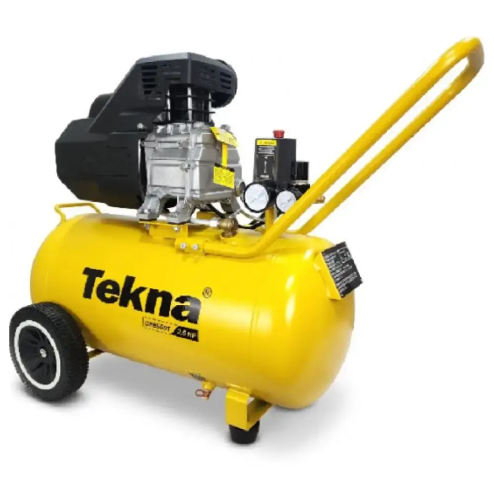 Compressor de ar 43L 2,5HP 220V com parafusadeira furadeira de impacto 12V bivolt Tekna evald — fotografia 3