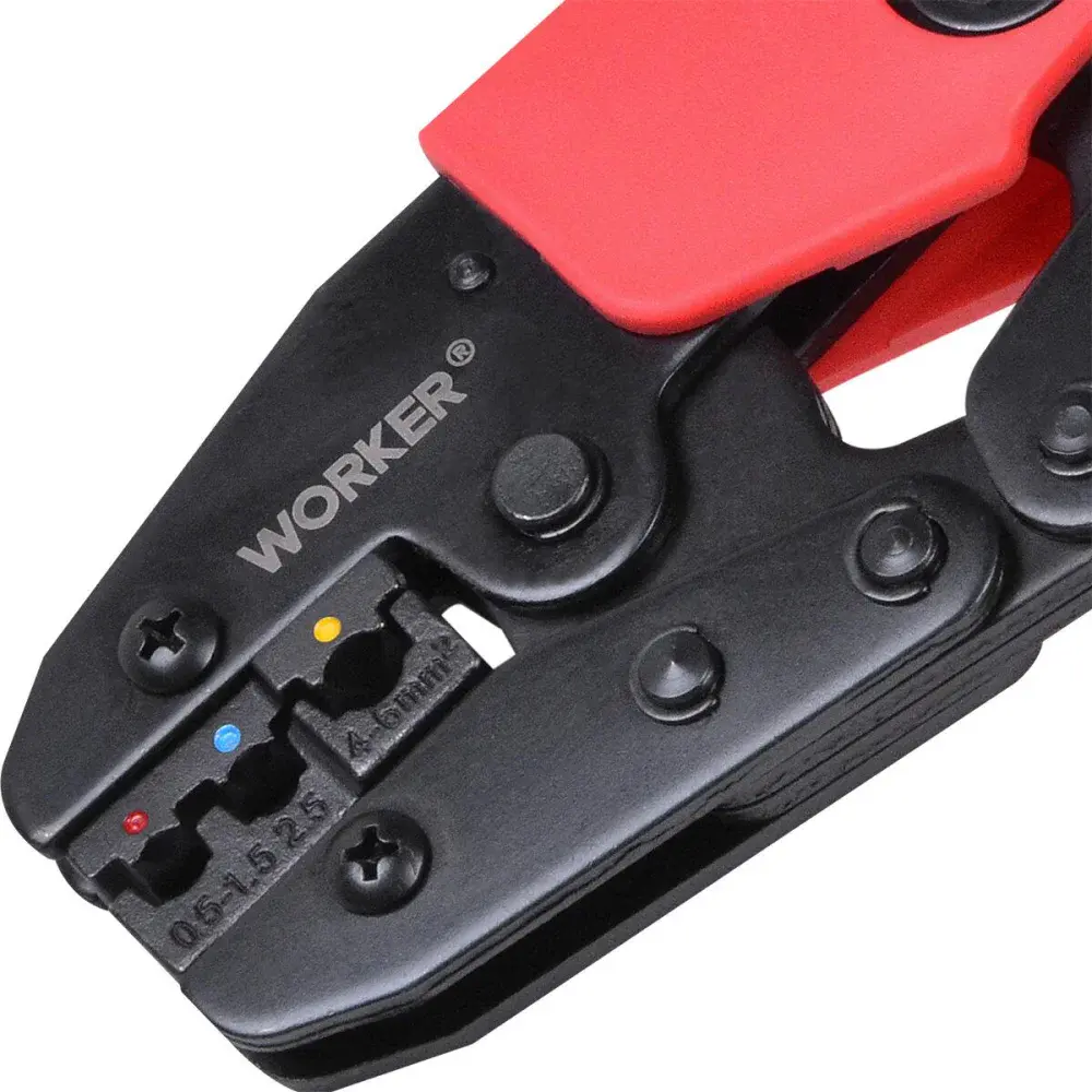 Alicate crimpador para terminais 0,5MM²- 6MM² Worker — fotografia 4