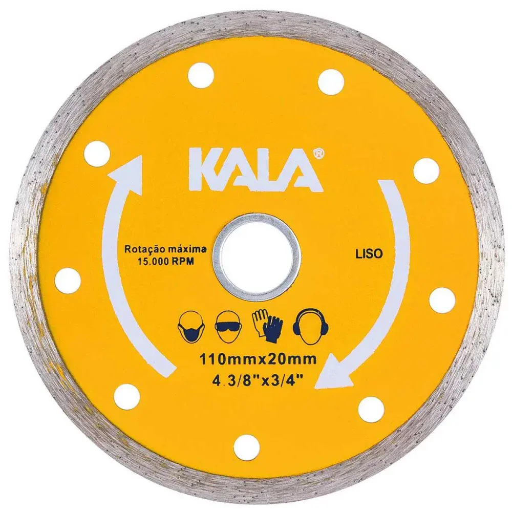 Disco diamantado liso 4.3/8MM 15000RPM Kala