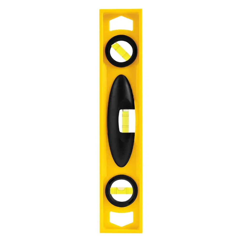 Nível de resina estrutural amarelo 3 bolhas 12”305MM Stanley — fotografia de referência