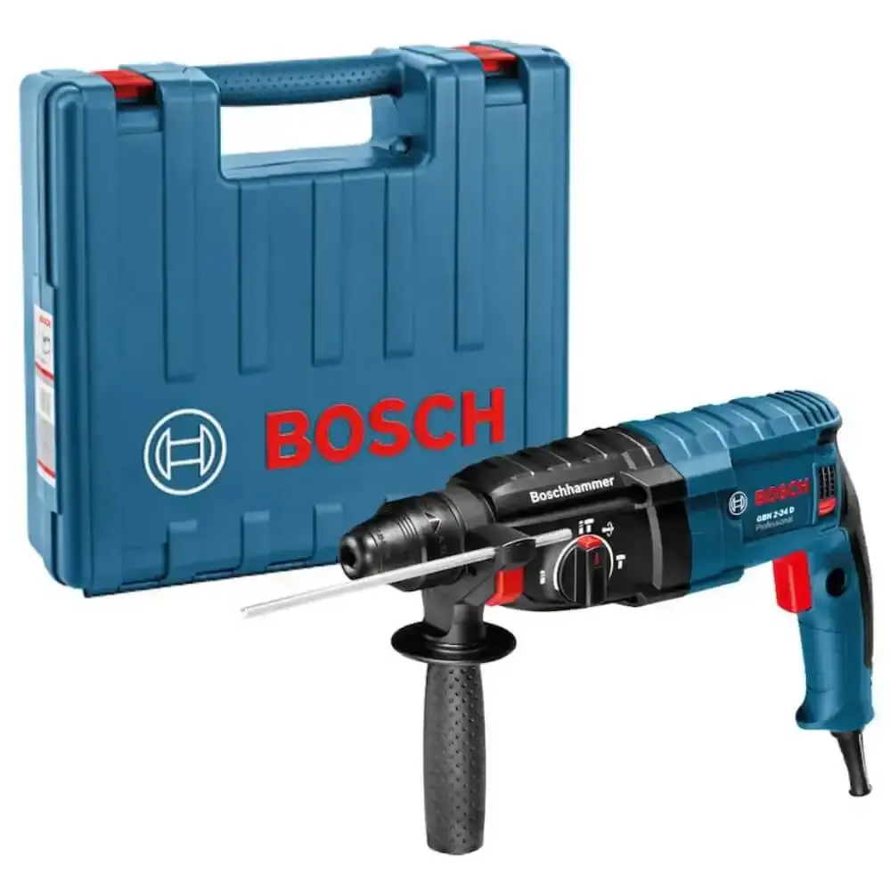Martelete perfurador rompedor sds-plus 820W 2,7KG com maleta GBH 2-24D Bosch 110 V — fotografia 2