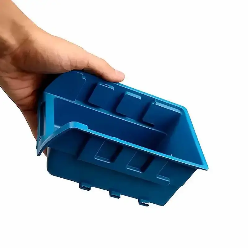 Caixa plástica N°5 azul porta componentes prática kit com 10 peças 5A Marcon — fotografia 5