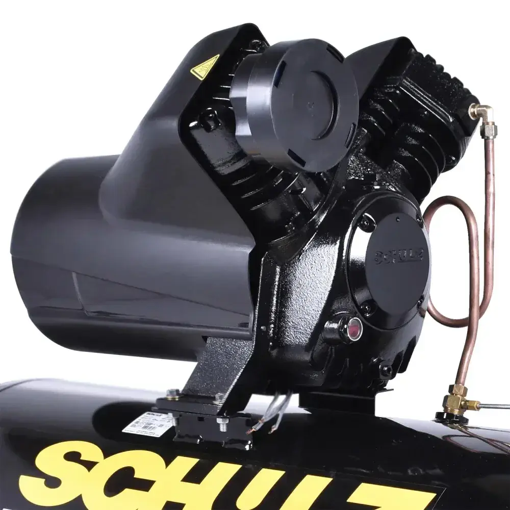 Compressor de pistão AUDAZ-MCSV20 200L 5HP 20PCM 220V trif Schulz — fotografia 9