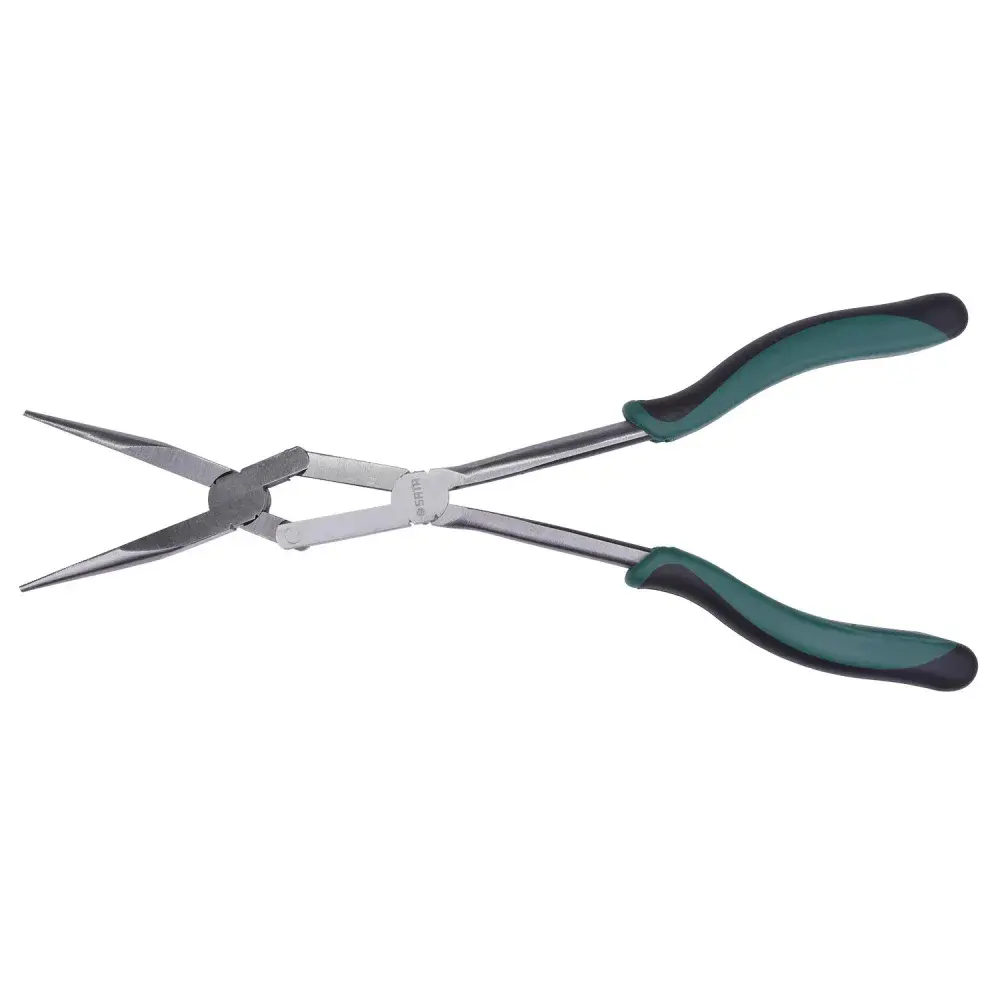 Alicate bico meia cana extra longo reto 34 cm ST70711ST Sata — fotografia de referência