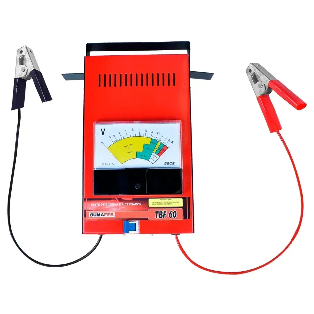 Teste de bateria 22 amp 0-16V analógico TBF60 Bumafer — fotografia 6