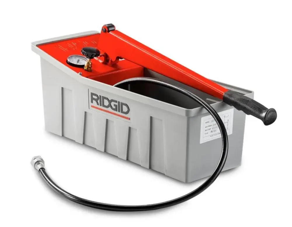 Caixa de ensaio de pressão 750 psi 13,5L modelo 1450 da Ridgid — fotografia 2
