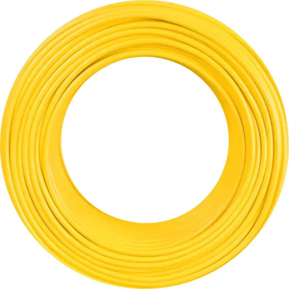 Cabo flexível 6,0MM amarelo 750V 100M Megatron — fotografia 5