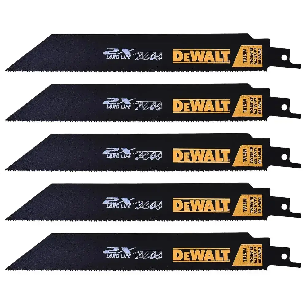 Lâmina de serra sabre 8 14/18DPP metal com 5 peç Dewalt — fotografia 5