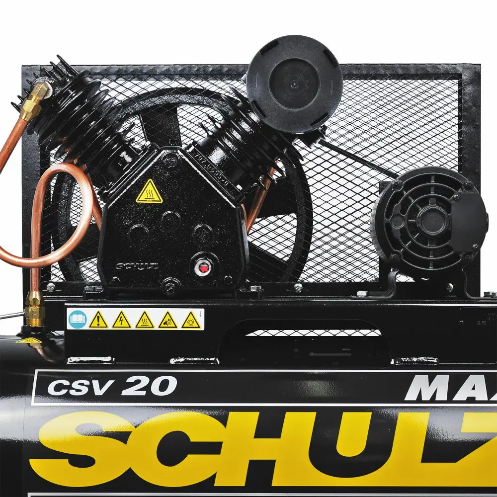 Compressor de ar 20 pés 200L max csv 220/380V Schulz — fotografia 4