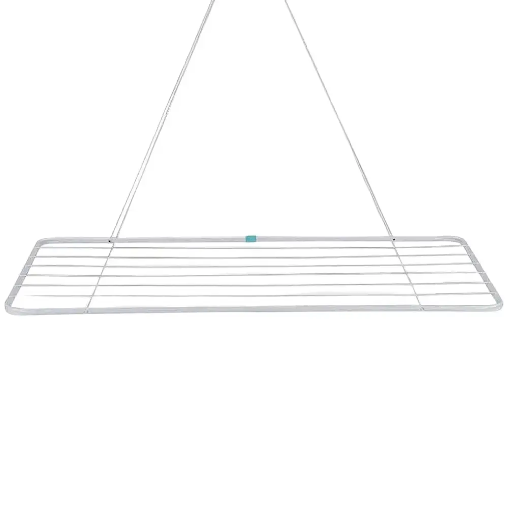 Varal de Teto em Aço 1,20 M x 56 CM Branco 006007 MOR — fotografia de referência