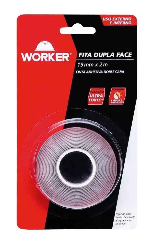 Fita dupla face 19MMX2M externo Worker — fotografia 4