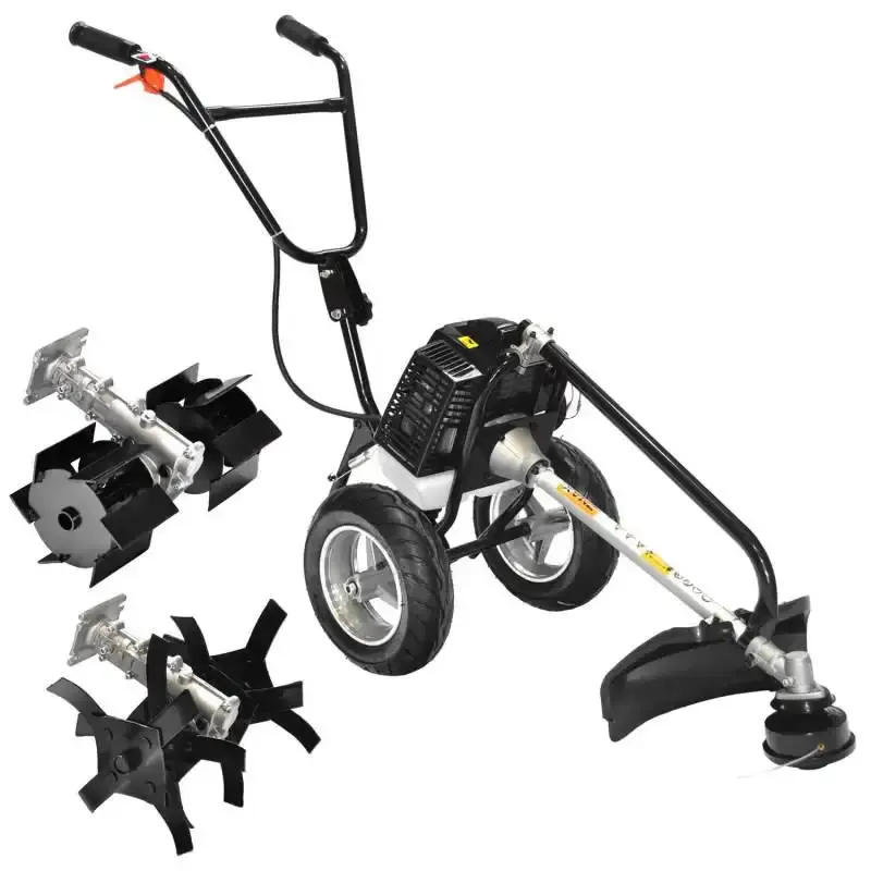 Motocultivador gasolina 1,7 HP 2T 63 CC moto-roçadeira multifunção ZT630 Zmax — fotografia de referência