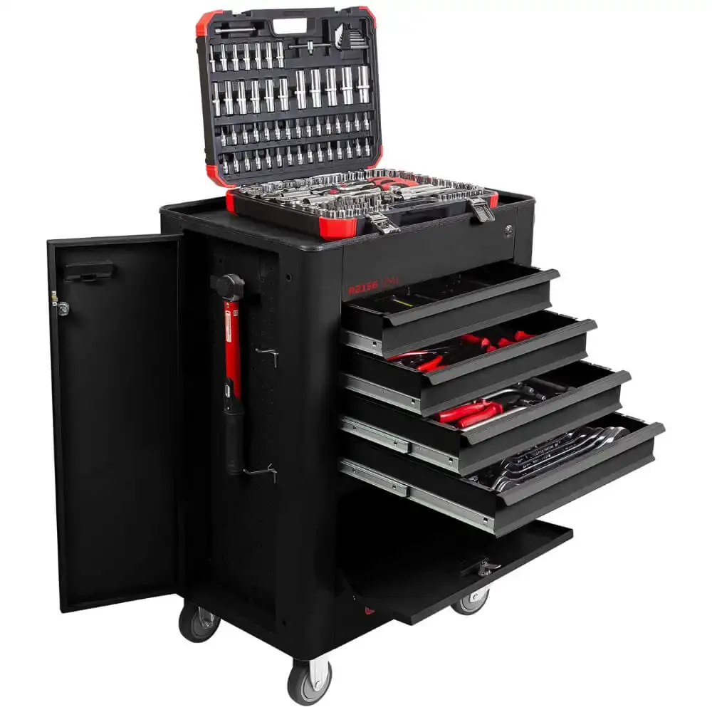 Carro para ferramentas com 236 peças black edition Gedore RED — fotografia de referência