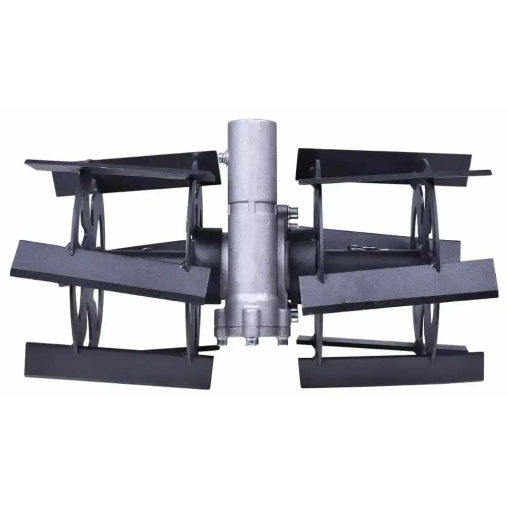 Enxada rotativa 35 CM tubo 28 MM para roçadeira Toyama — fotografia 4