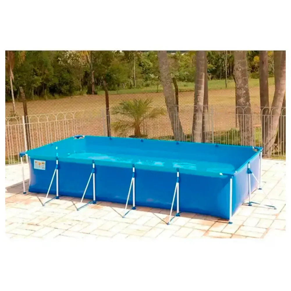 Piscina Com Armação 6.200 Litros 2.06m x 4m x 0.75m 1025 MOR — fotografia 4