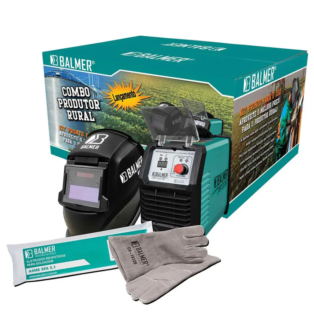 Kit solda joy 223 dv + mab 90 para produtor rural Balmer — fotografia de referência