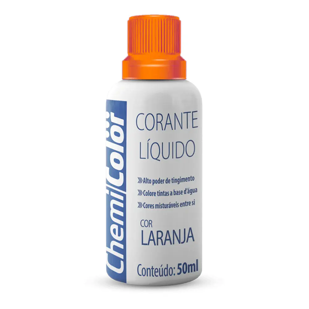 Corante liquido laranja Chemicolor — fotografia de referência