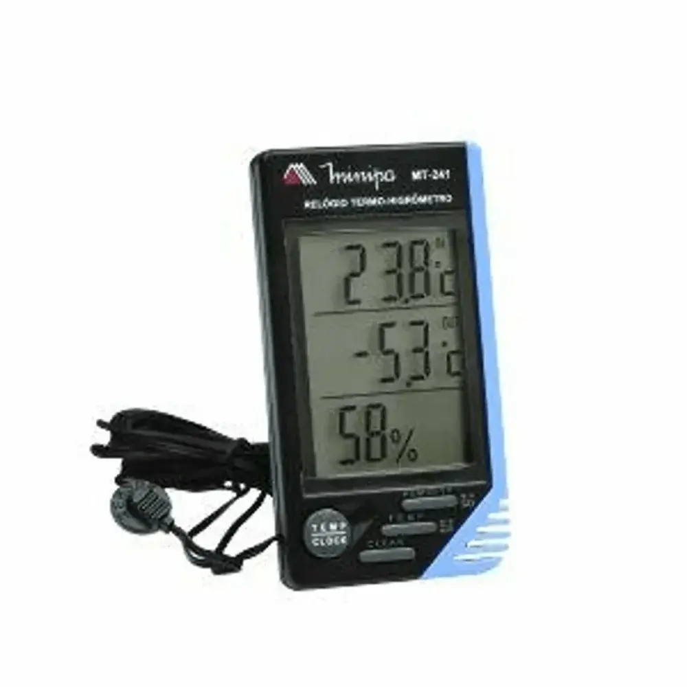 Termo higrometro digital MT241 Minipa — fotografia de referência