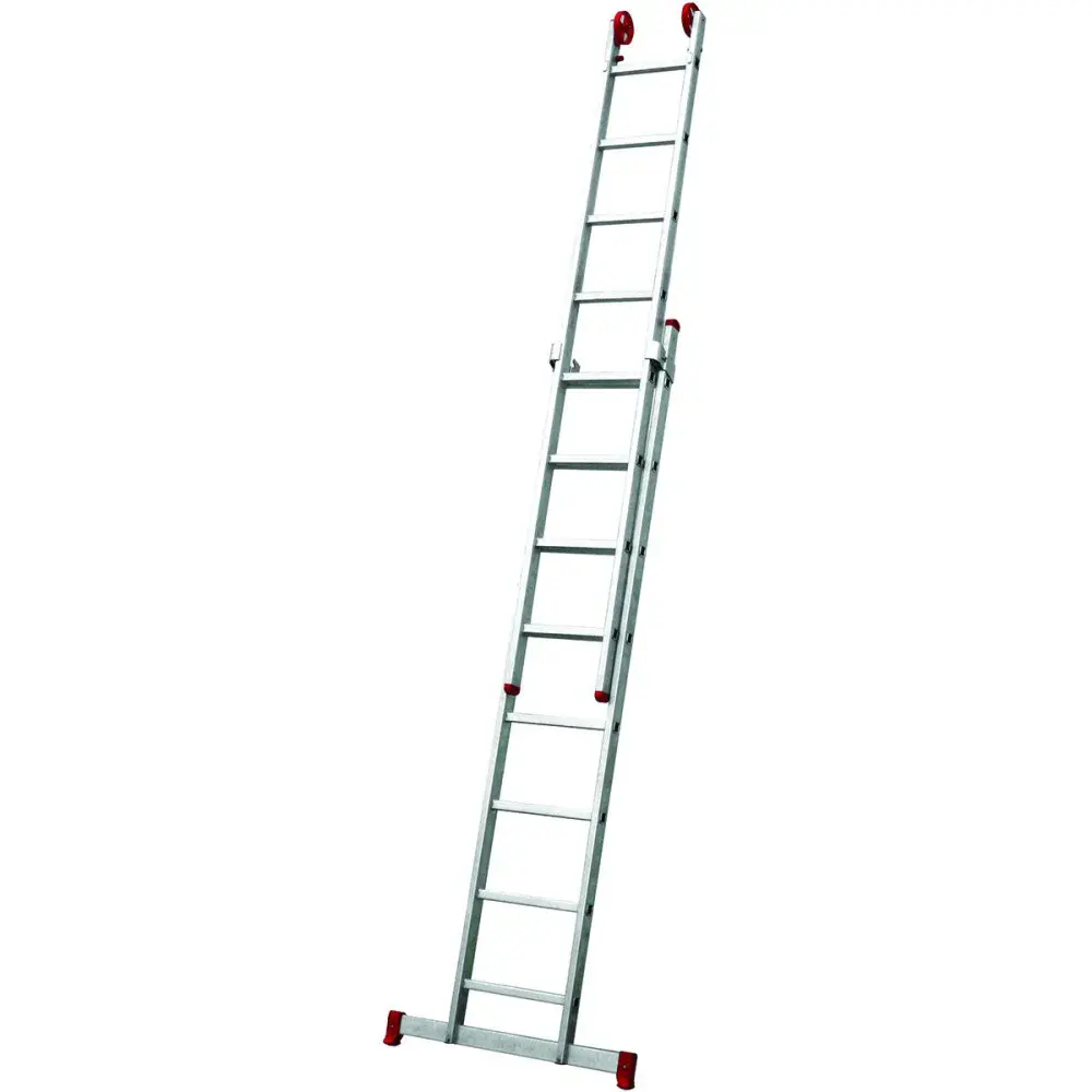 Escada de alumínio dupla extensiva 2X8 Worker — fotografia de referência