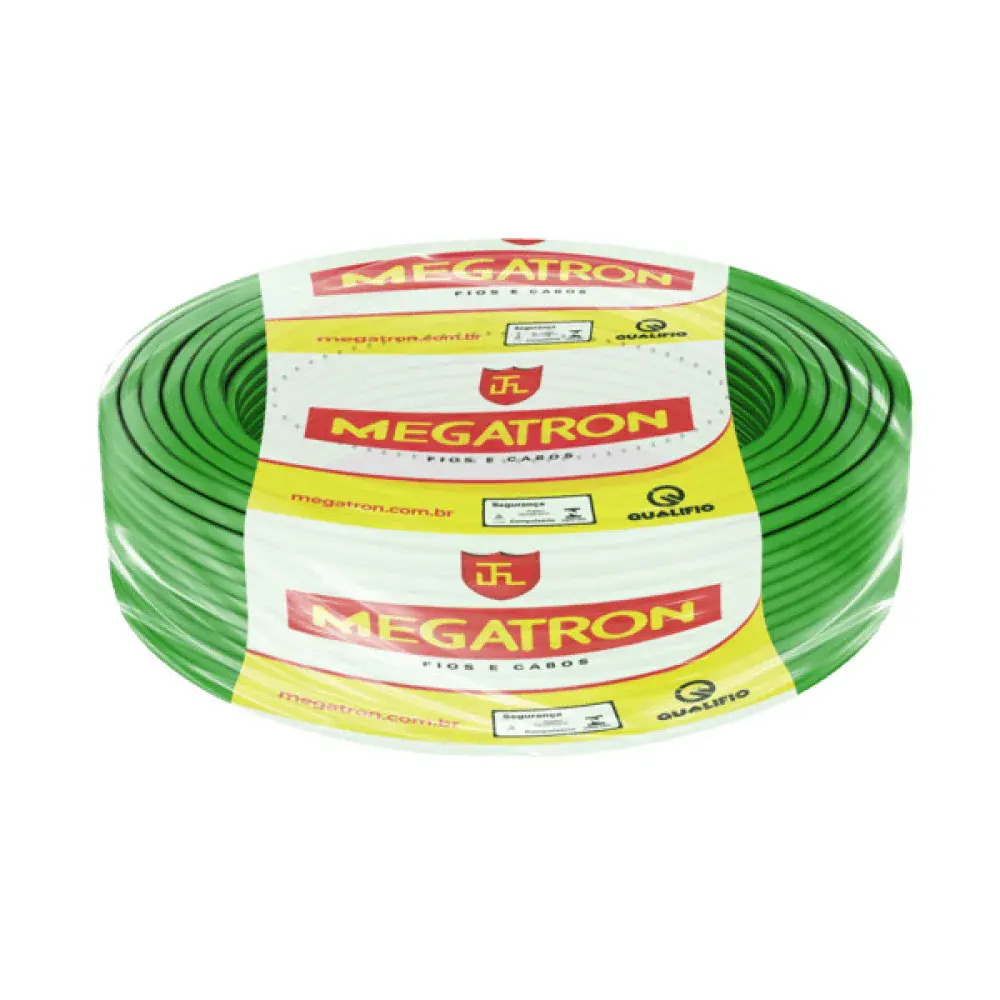 Cabo flexível 2,5MM 750V 1000M verde Megatron
