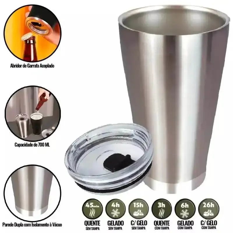 Cadeira de Praia Oversize até 140KG com Caixa Térmica 26L e Copo Térmico Inox MOR — fotografia 7